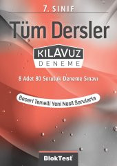 Bloktest 7. Sınıf Tüm Dersler Kılavuz Deneme 2023 - 1