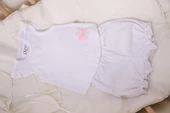 Bayramlık Kaşkorse Dantelli Tül Fiyonk Kız Bebek Yandan Çıtçıtlı İkili Takım 3485 - 1