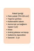 Gulz Lindo Park Yatak Oyun Parkı Bebek Beşik 70x120 Cm - 7