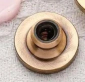 Boş Mum Mühür Bronz Damga Kafası Yuvarlak 30mm Bronz thumbnail 7