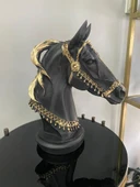 Dekoratif At Kafası Büst Büyük Boy Heykeli - 1