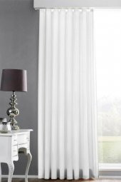 Hazır Saten Güneşlik Perde Beyaz - 3
