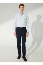 Normal Bel Normal Paça Regular Fit Lacivert Erkek Pantolon Pn1014300204 - 2