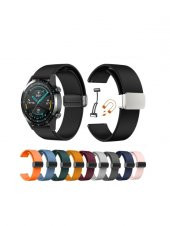 Huawei Samsung (22mm) Akıllı Saat Uyumlu Manyetik Mıknatıslı Kordon Kayış - 2