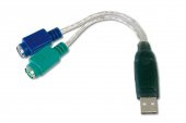 DIGITUS DA-70118 USB Çıkışından PS2ye Dönüştürücü Adaptör - 1