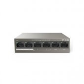 IP-COM F1106P-4-63W 4 PORT 10/100+2X 10/100 UPLINK 58W POE SWITCH - 1