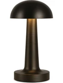 Şarjlı Masa Lambası Dimmerli Dekoratif Abajur Cata Lizbon Siyah Dokunmatik Sunum Lambası 3 Renk Işık Modu thumbnail 3