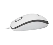 Logitech M100 Kablolu Optik Mouse Beyaz 910-006764 thumbnail 3