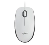 Logitech M100 Kablolu Optik Mouse Beyaz 910-006764 thumbnail 1