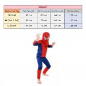 Spiderman Kostüm - Örümcek Adam Çocuk Kostümü - Maskeli Örümcek Adam Kostümü - 3