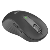 Logitech M650 L Solak Signature Kablosuz Mouse Siyah 910-006239  Sol El iİçin, Büyük Boy, Bluetooth, 5 tuşlu, Geri dönüştürülmüş malzeme - 2
