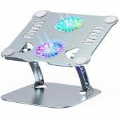 Katlanabilir 3 Kademe Fan Ayarlı Tablet MacBook Notebook Sehpası LT01 - 1