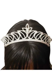 4,5 CM YÜKSEKLİKTE ZARİF GELİN TAÇ - 1