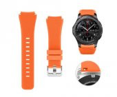 Samsung Gear S3 46mm Frontier Klasik Uyumlu Silikon Saat Kordon Kayış - 9