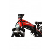 Geotech Fold-Up E20 Elektrikli Katlanır Bisiklet - Siyah/Kırmızı - 5