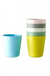 Ikea Kalas Çocuk 6 Adet Plastik Bardak Seti - Pastel Tonlar - 1