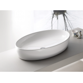 Turkuaz One 67x42 cm Batarya Deliksiz Tezgah Üstü Lavabo - 1