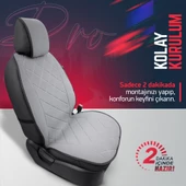 Otom Active Pro Serisi Koruyucu Oto Koltuk Minderi  Füme - 4