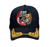 F16 FIGHTING FALCON SİYAH DEFNE DALI İŞLEMELİ NO:2 - 2