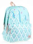 Kaukko Layer Mint Dondurma Okul ve Günlük Sırt Çantası - Mint Ice Cream - Kız thumbnail 1