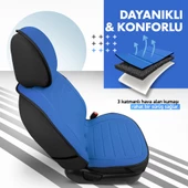 Otom Active Line Serisi Koruyucu Oto Koltuk Minderi Mavi - 3