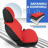 Otom Active Line Serisi Koruyucu Oto Koltuk Minderi  Kırmızı - 3