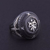 Kartal Model Erkek Gümüş Yüzük 18.3 gr - 3