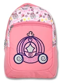 Cennec Üç Bölmeli Pembe Prenses İlkokul Okul Sırt Çantası - Kız Çocuk thumbnail 2