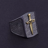 Gold Kılıç Erkek Gümüş Yüzük 8.8 gr - 3