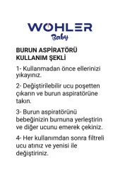 Wohler Nazal Burun Aspiratörü Yedek Uç 10 'lu Tek Tek Poşetli (OTRİ BEBE UYUMLU) - 4