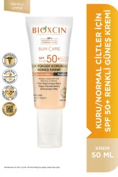 Bioxcin Sun Care Çok Yüksek Korumalı Kuru Normal Ciltler Için Renkli Güneş Kremi Spf 50 50ml Tinted - 2