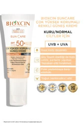 Bioxcin Sun Care Çok Yüksek Korumalı Kuru Normal Ciltler Için Renkli Güneş Kremi Spf 50 50ml Tinted - 3