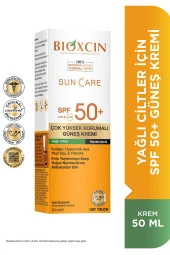 Bioxcin Sun Care Çok Yüksek Korumalı Yağlı Ciltler Için Güneş Kremi Spf 50 50 ml - Kolajen Dry Touch - 1