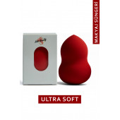 Hill Beauty Ultra Soft Makyaj Süngeri Kırmızı 3'lü Set - 3