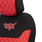 Otom Rsx Sport Koruyucu Oto Koltuk Minderi 2li Set  Kırmızı - 5