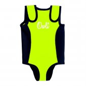 Owli Swimwarm Üşütmeyen Bebek Mayosu Neon Sarı - Siyah - 2