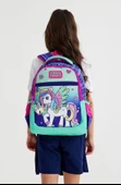 Coral High Kız Çocuk İlkokul ve Ortaokul Sırt Çantası - Mor Yeşil Unicorn thumbnail 2