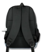 Cennec Dört Gözlü İlkokul Okul Sırt Çantası - Kız ve Erkek Çocuk - Yeşil Gri Beyaz thumbnail 3