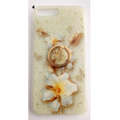 Apple iphone 7 Plus/8 Plus Yüzüklü Simli Lüks Kılıf - 4