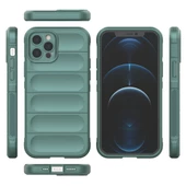 iPhone 12 Pro Max Kılıf Optimum Lens Çerçeveli Silikon Kapak - 12