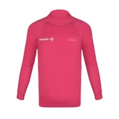 BEUCHAT Rash Guard Çocuk, ATOLL Uzun Kol, Pembe - 1