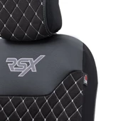 Otom Rsx Diamond Koruyucu TayTüyü Oto Koltuk Minderi Siyah-Gri - 3
