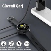 Coofbe 1Mt Güvenli Şarj Samsung Galaxy Watch 5 Pro Şarj Watch 3 4 Şarj Active R500 Şarj Active2 Şarj - 5