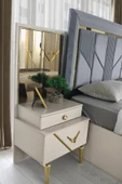 Aydınev KOSOVA BAZALI KARYOLA VE BAŞUCU-BENCHLİ +2 ADET KOMODİN - 6
