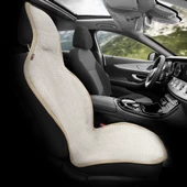 Otom Natural Design Kilim Minder Tek Koltuk El Dokuması Beyaz - 3