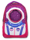 Cennec Bordo Mavi Astronot İlkokul Sırt Çantası - Erkek Çocuk thumbnail 2
