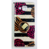 Samsung Galaxy J3 2016 Yüzüklü Simli Lüks Kılıf - 3