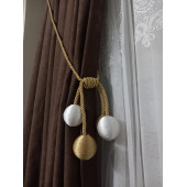 Fon Perde Toplama Aparatı Kornişe Takmatik Altın Beyaz Tavan Braçolu Perde Aksesuarı - 1