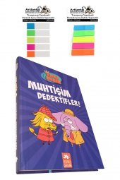 Kral Şakir 9 Muhtişim Dedektifler 203 Sayfa 1 Adet Transparan Kitap Ayraç 2 Paket Şakir,Remzi,Fil Necati Hikaye Kitabı - 1