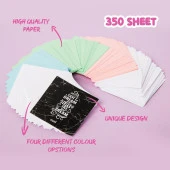 Vuki Küp Bloknot Simli Sulu 6.3 x 6.3 Cm Siyah Sulu ve Simli Küp Bloknot thumbnail 3